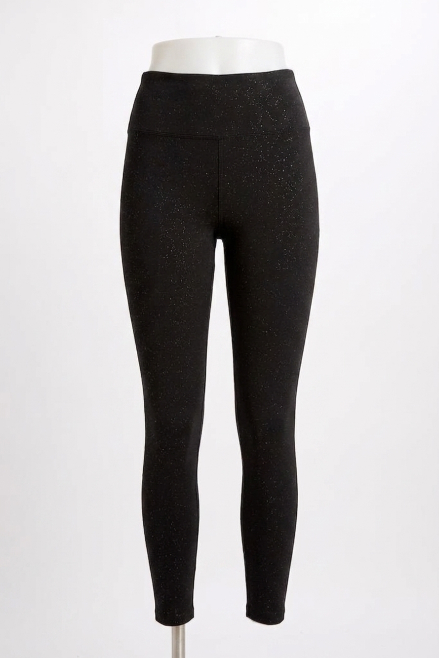 NEW SYMPLI nu yoke legging in black sparkle